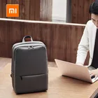 Простой повседневный рюкзак Xiaomi Mijia, оригинальный удобный деловой рюкзак из 2 полиэстера для мужчин и женщин, 15,6 дюйма