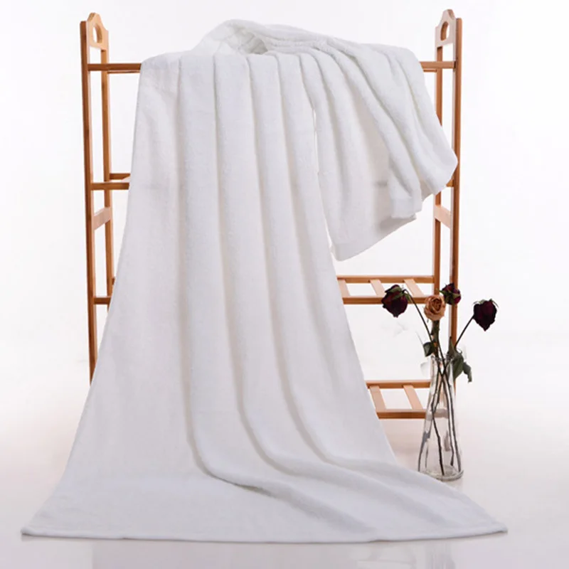 Белое отельное полотенце с принтом императорской короны хлопковые банные