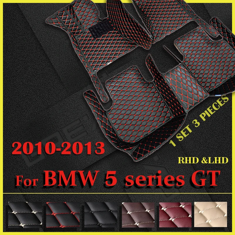 

Car floor mats for BMW 5 series GT F07 550i 535i（Five seats）2010 2011 2012 2013 Custom auto foot Pads automobile cover
