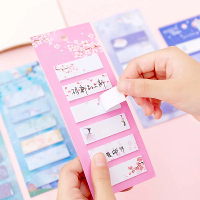 

120 Sheets Flower Petal Star Moon Paper Sticker DIY Diary Album Scrapbooking Decoration Gift Label Message Card Sticky Notes