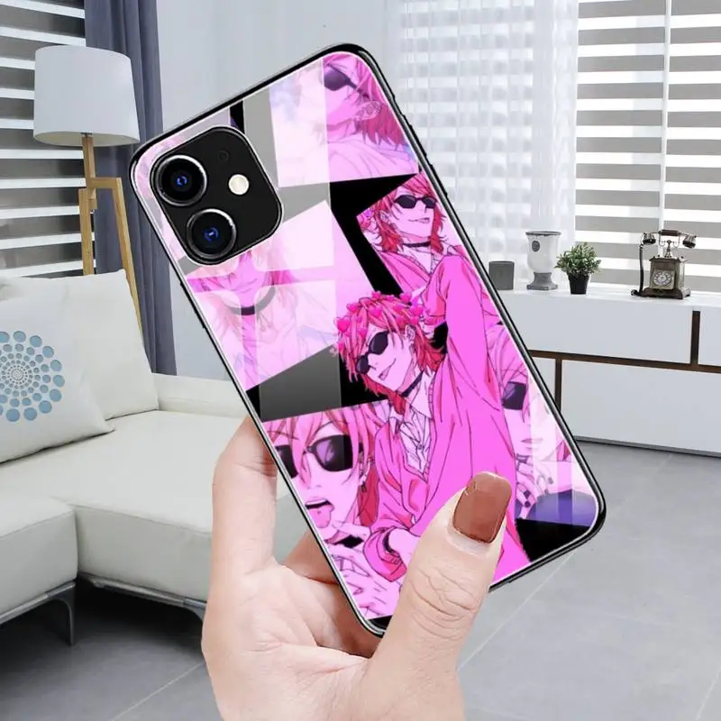 Yarichin B Club Розовый чехол из закаленного стекла для iPhone12 11 Pro XR XS MAX 8X7 6S Plus SE 2020 12 Max Mini |