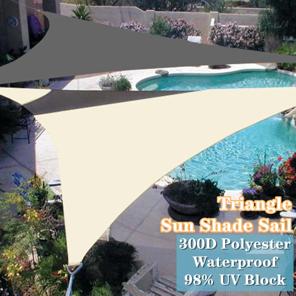 

5/3.6/3/2M Sun Shade Sail Triangle Terra Red Sun Shade Sail Canopy UV Block Awning Price wrong product