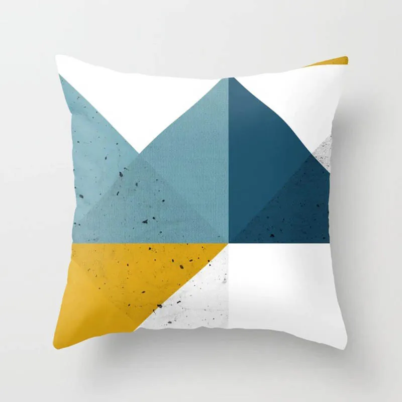 

Pillow case 45*45 Modern minimalist geometric abstract printed polyester pillowcase Square decorative pillowcase