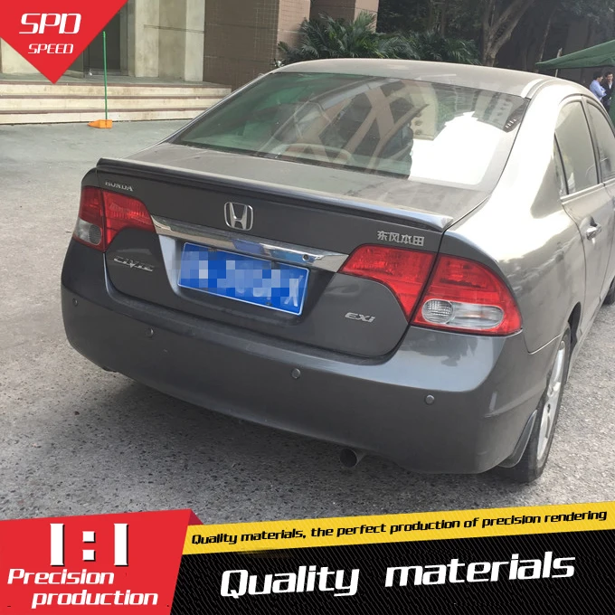 Спойлер для Honda Civic высококачественный спойлер из АБС материала заднего крыла