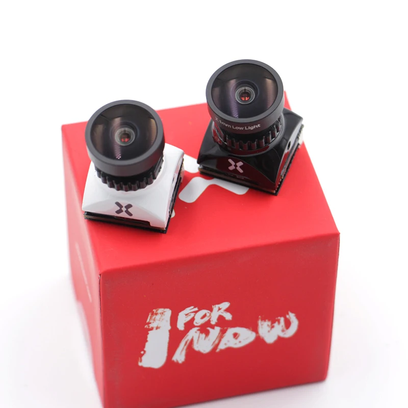 Foxeer-C&aacute;mara de noche Micro Mini Cat 3, dispositivo de baja latencia, poco ruido, 1200TVL, 0.00001Lux, FPV, 2,1mm, PAL/NTSC, 4:3/16:9, para Dron de carreras de control remoto-2