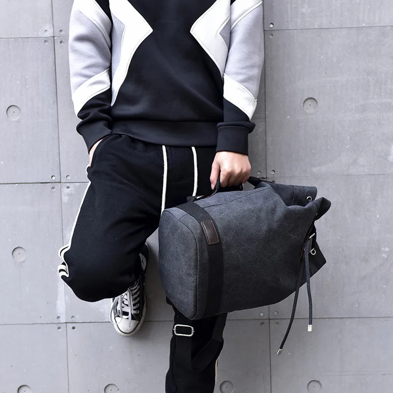 Модный рюкзак из парусины большой унисекс для путешествий компьютерный мужская