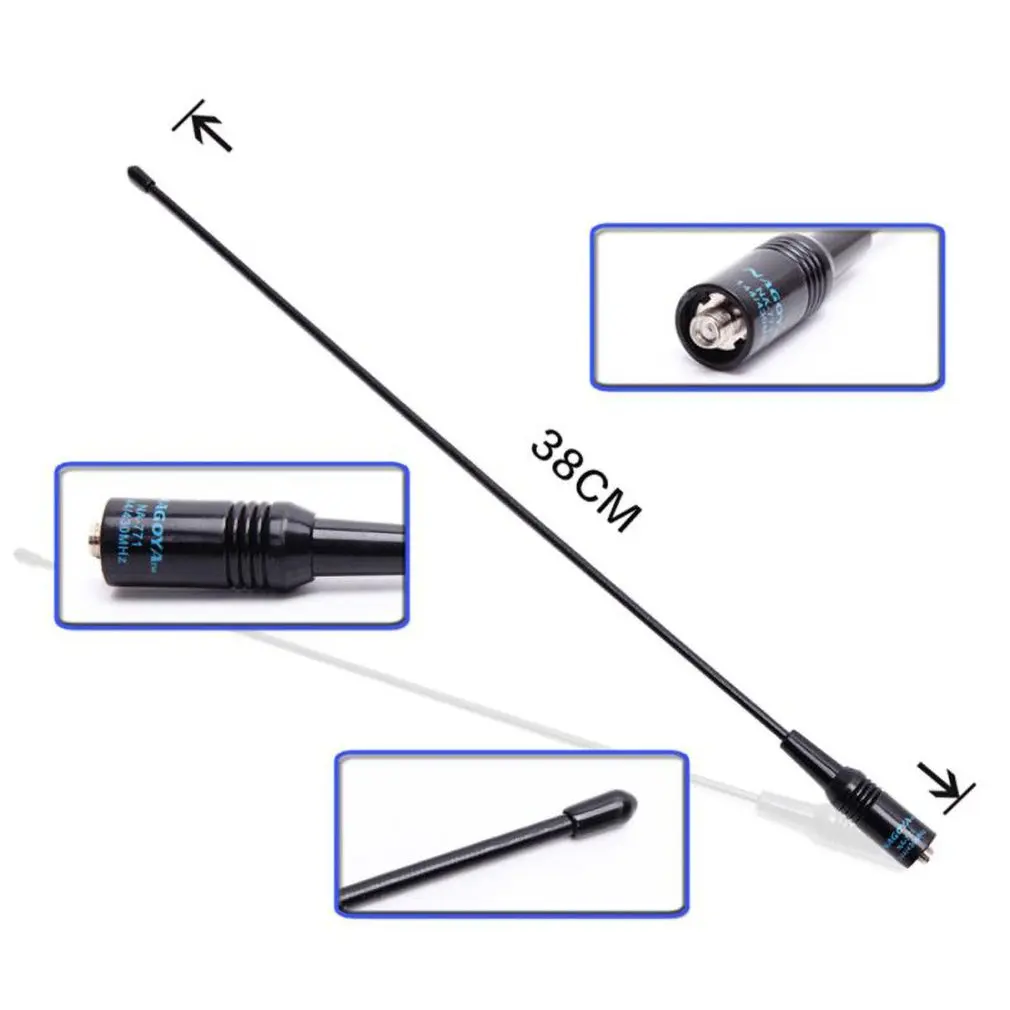 

Dual Band Walkie Talkie Baofeng Antenna VHF/UHF SMA-Femmina For la Radio Portatile Baofeng UV-5R UV-BF