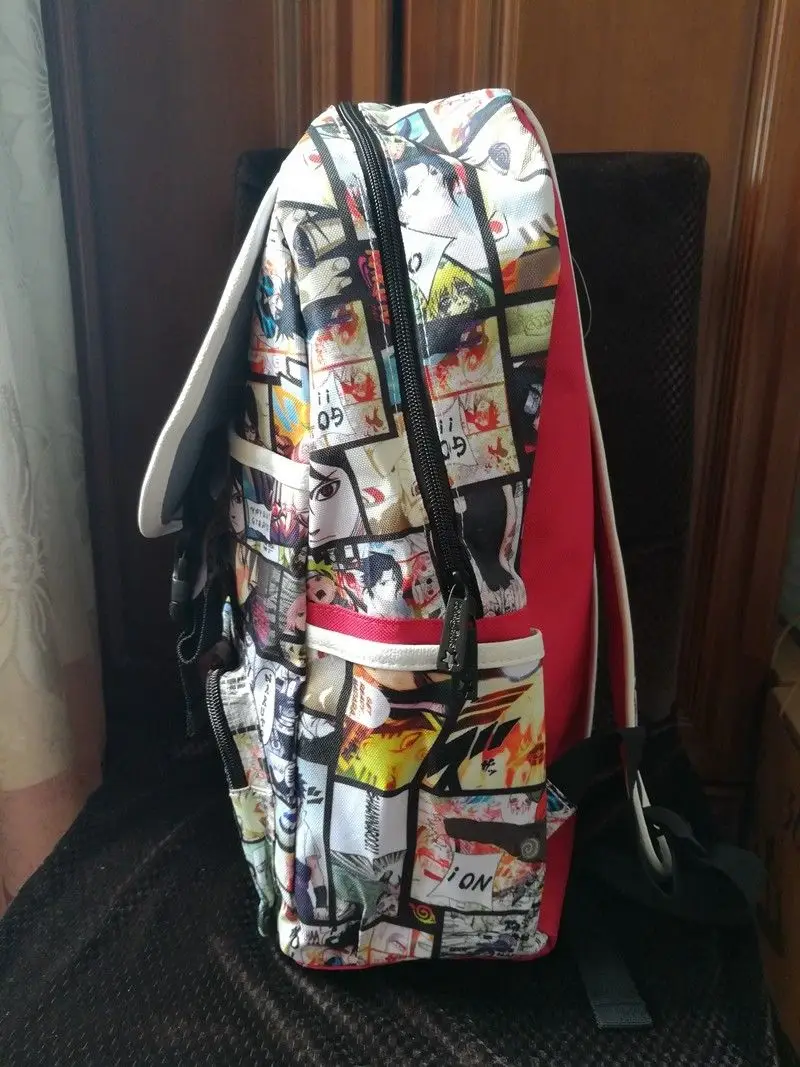 Аниме Наруто печать мультфильм Рюкзак Школьная Сумка студенческий рюкзак сумки