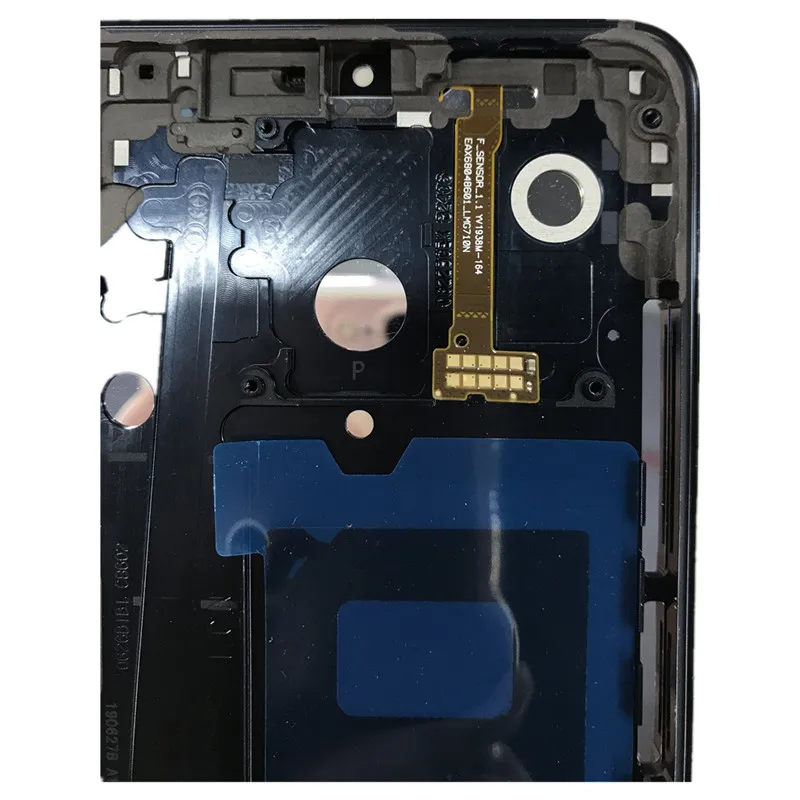 ЖК-дисплей для LG G7 Fit LM-Q850EM ЖК-экран с рамкой черный ThinQ G710 LM-G710 дигитайзер