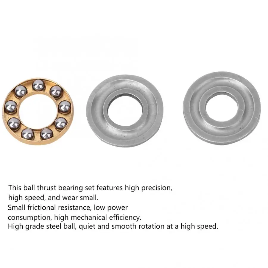 Шариковый упорный держатель подшипника 10 шт. шарикоподшипник миниатюрный