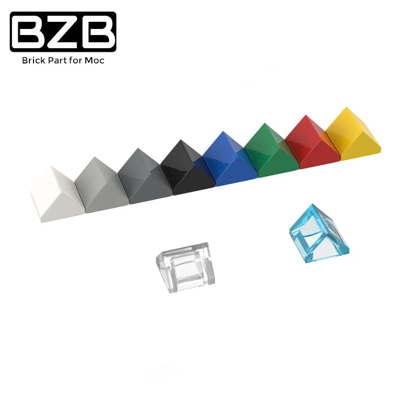 

BZB MOC 35464 1x1 Bidirectional Slope Brick High-tech Creative Building Block Model Kids Toys DIY Brick Parts Best Gifts