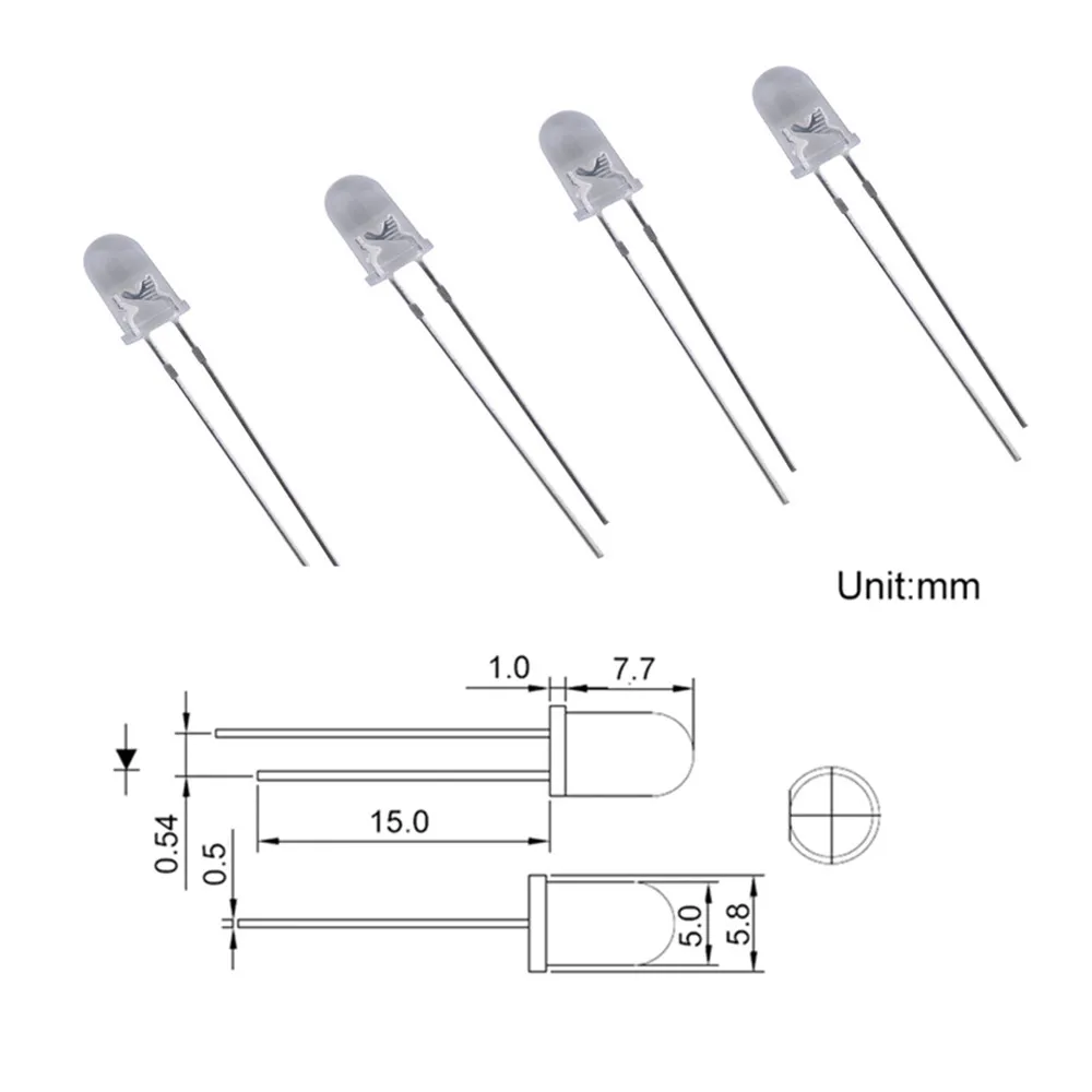 5 мм 365nm 385nm УФ круглый погружной светодиодный диоды|365nm 5mm|diode leddiode led 5mm |