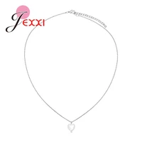 fashion 925 sterling silver choker necklace for women girl simple elegant freshwater pearl pendant charm necklace gifts