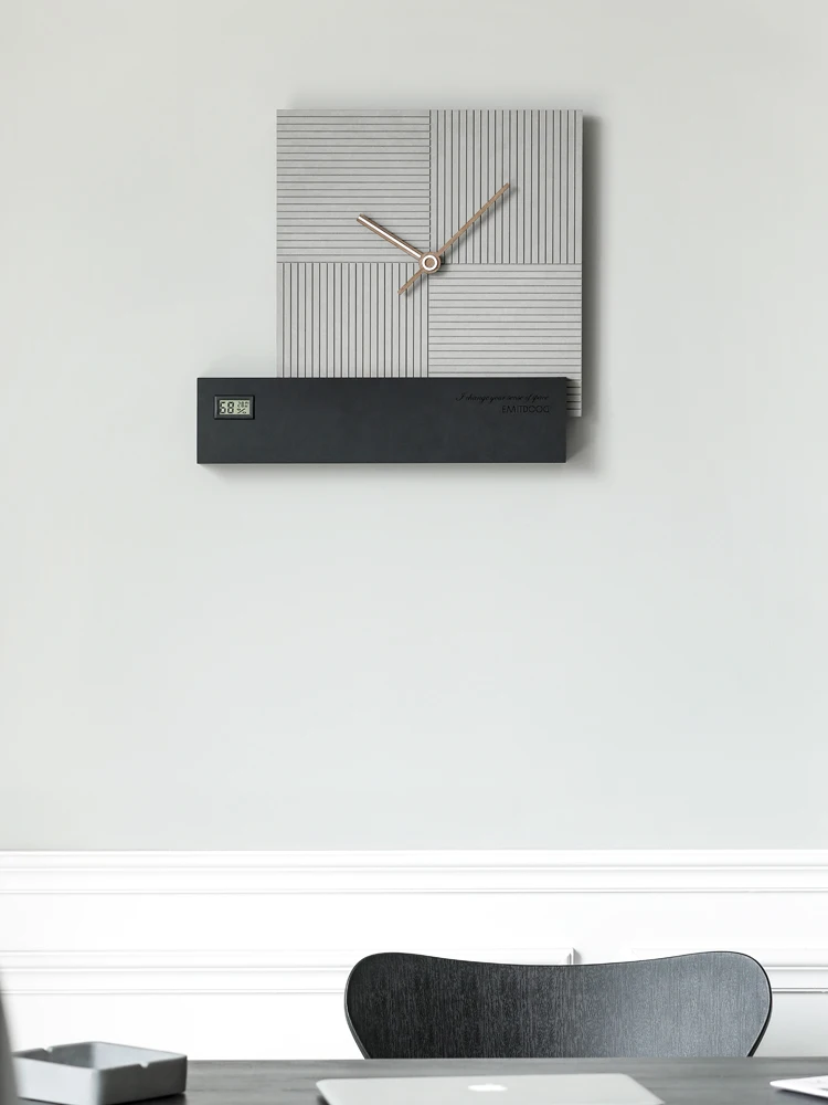 

Living room household modern simple wind fashion light luxury silent clock wall clock wall clocks