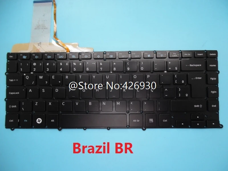 Клавиатура для ноутбука Samsung NP900X4B NP900X4C NP900X4D 900X4B 900X4C 900X4D бразильский бр с