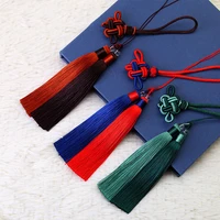 two color hanging rope silk tassels diy curtain clothes bag craft supplies classical style tassel pendant decorative tassel