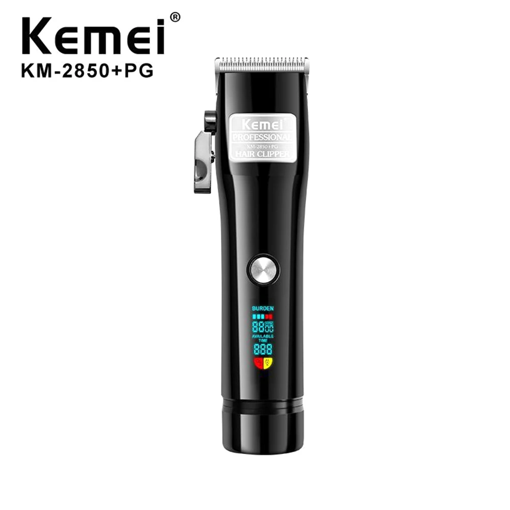 Kemei профессиональная машинка для стрижки волос электрическая мощная