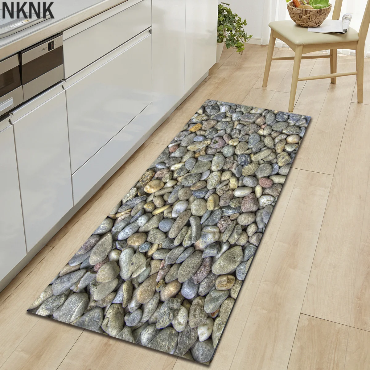 

7mm Soft 3D Long Kitchen Anti-slip Mat Bath Carpet Floor Mat Home Entrance Doormat Absorbent Living Room Floor Mats Kitchen Rug