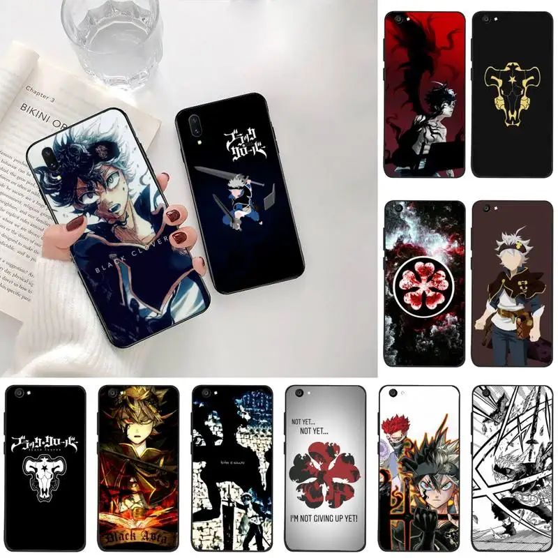 

CUTEWANAN Black Clover Anime Asta Soft Phone Case Cover For Vivo Y91c Y17 Y51 Y67 Y55 Y7s Y81S Y19 V17 vivos5