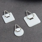 Невидимый пластиковый крюк для подвешивания Стены блюдо крюк Портативный самоклеящийся настенный держатель для Портативный вертикальный держатель номерного знака