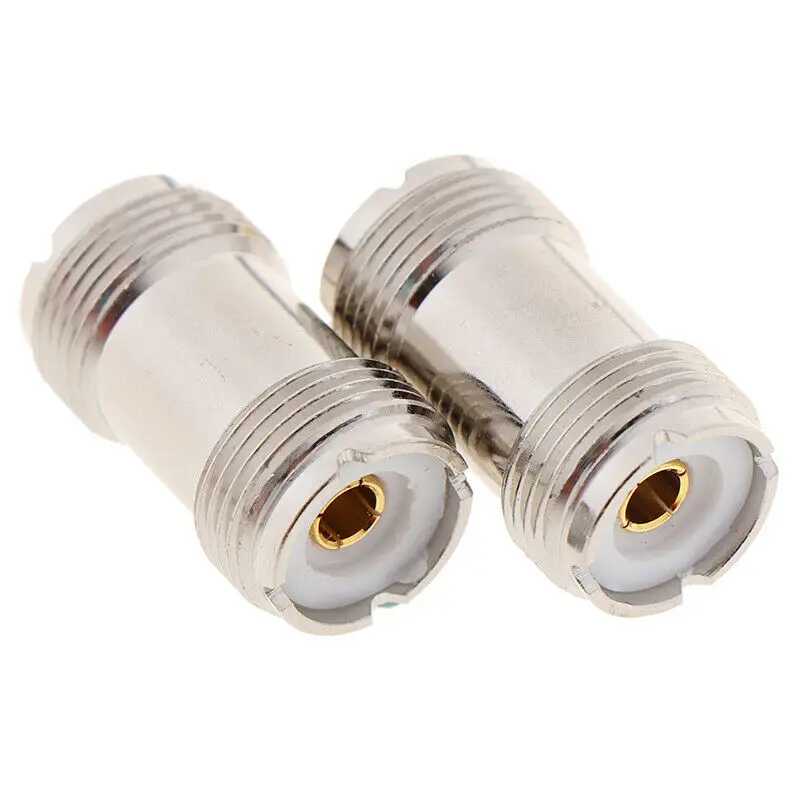 SO 239 PL259 UHF гнездо к гнезду RF Coax Кабельный адаптер разъем SO239 коаксиальный 1