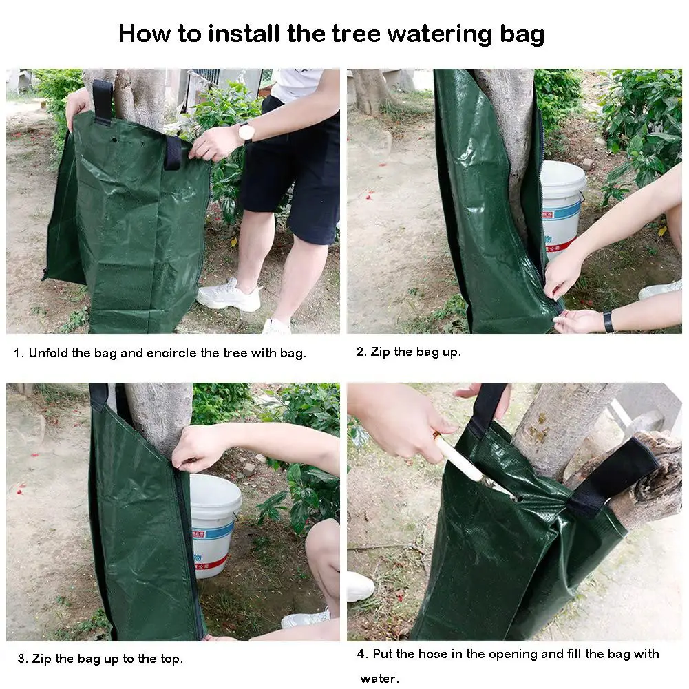 

Tree Watering Bag 20 Gallon Slow Release Watering Bag Tree Drip Irrigation Bag for Trees