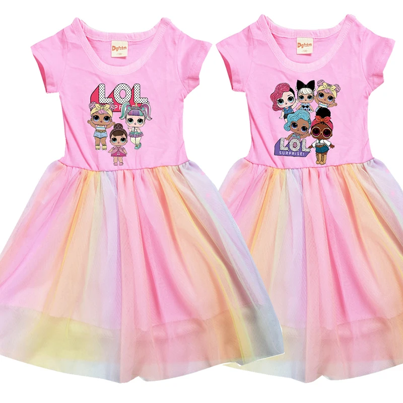 Из серии LoL Surprise для девочек Сезон лето Детский комплект из футболки и Цвет