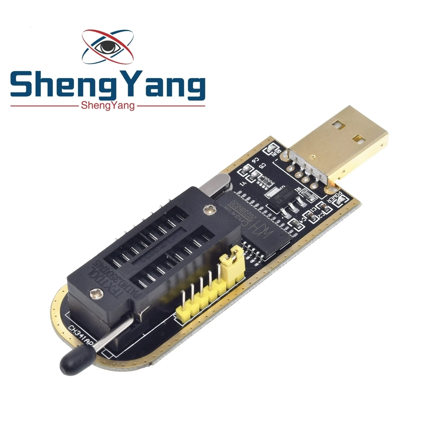 1 шт. ShengYang умная электроника CH340 CH340G CH341 CH341A 24 25 серия EEPROM Flash биос USB программатор с программным обеспечением и Драйвером