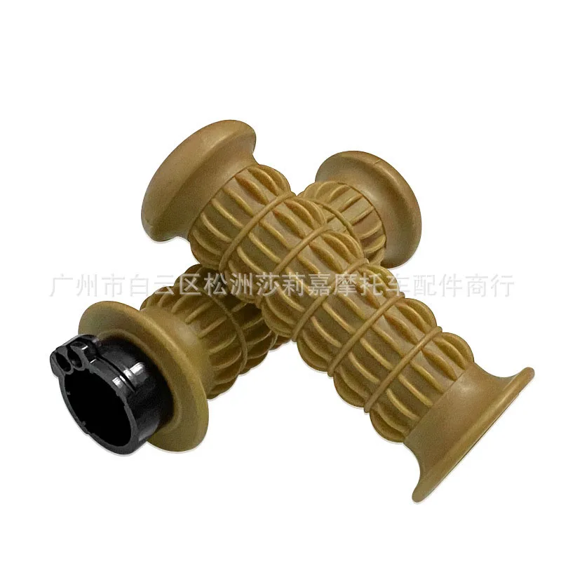 

A Pair 25MM 28MM Universal Retro Motorcycle Handlebar Motorbike Throttle Grip Rubber Accessories for Halley 883 Honda CB400
