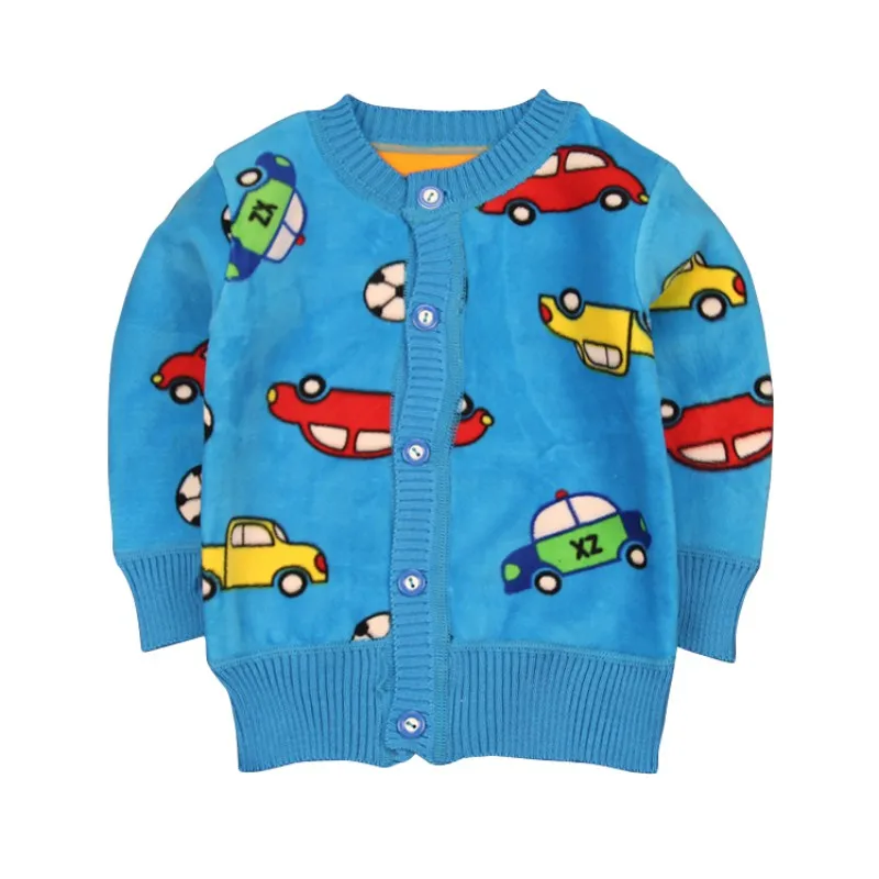 Детское пальто детская куртка с длинными рукавами флисовый кардиган рисунком