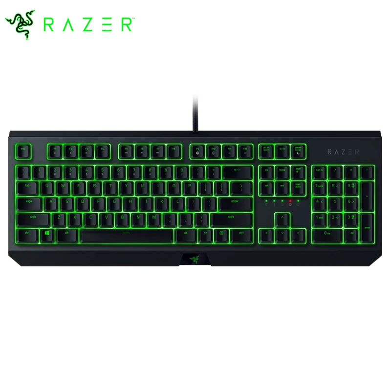 Razer BlackWidow Эфирное Механическая игровая клавиатура: зеленый механические