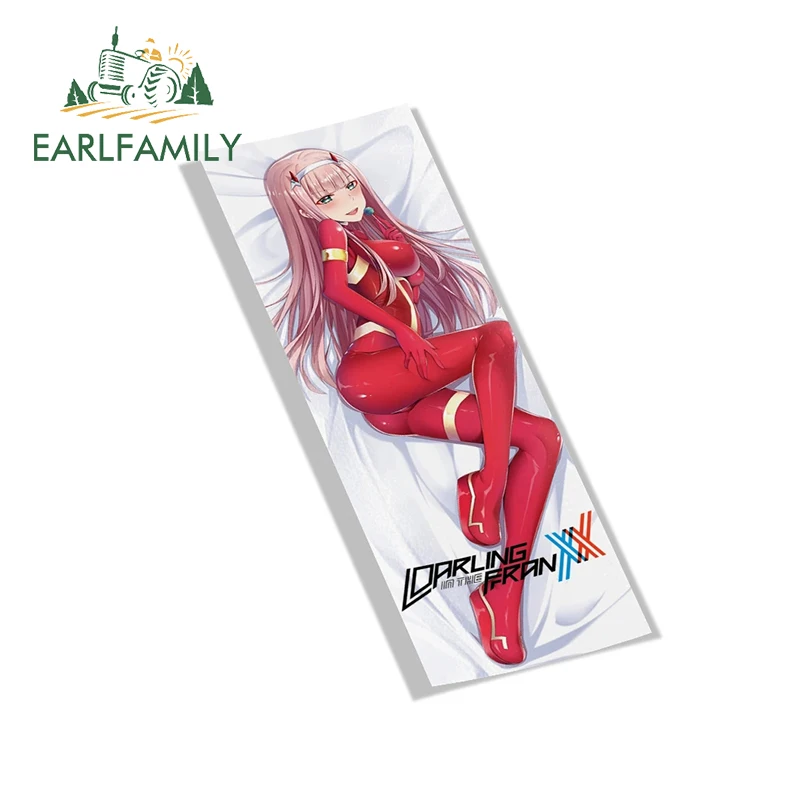 

EARLFAMILY for Darling In The Franxx Slap Stickers Anime Car Stickers JDM Car Window Bumper Decal Vinyl JDM Car Accessories