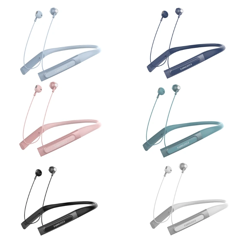 

Wireless Headphone Rechargeable Battery Low Power Endurance Rechargeable Battery Neck Hanging Wearable Earphone