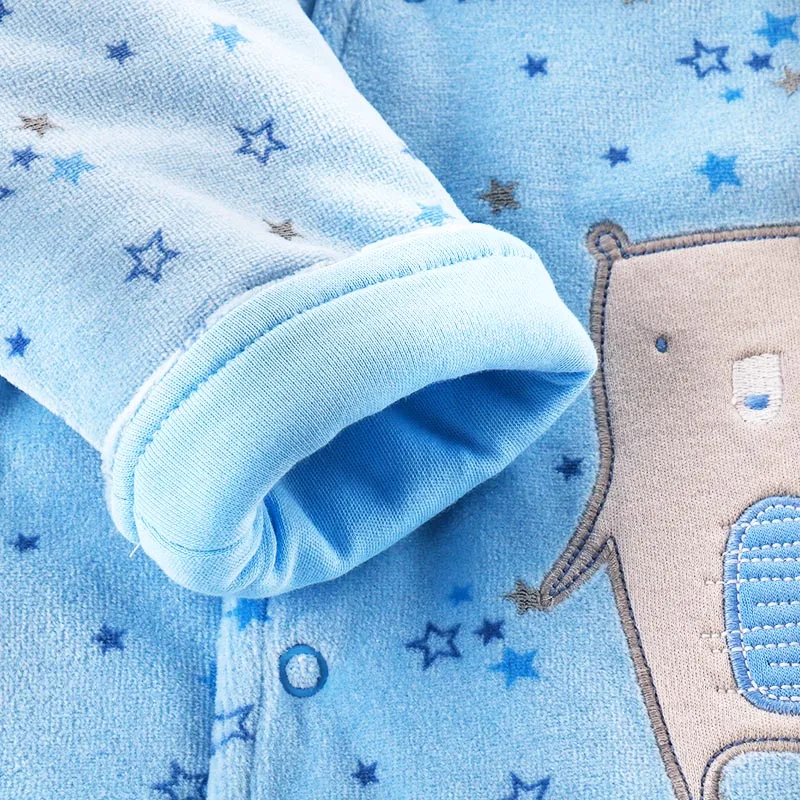 Minicar-saco de dormir para beb&eacute;, engrosado, para Oto&ntilde;o e Invierno-3