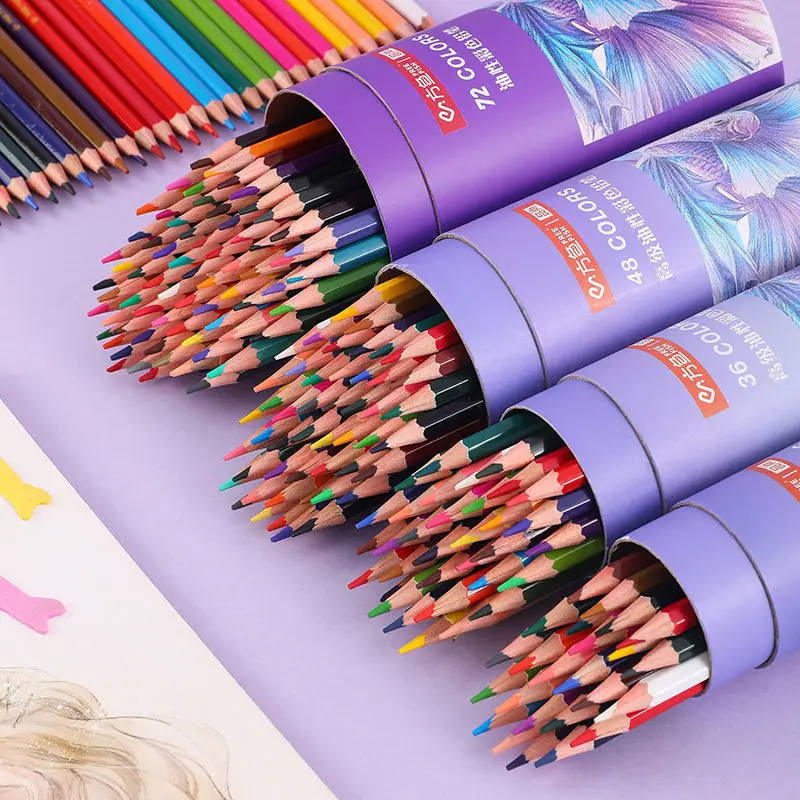 

Drawing Pencil Set Colored Pencil Wood Lead Pencil Oil Paint Macarons Drawing Set Professional School Art Supplies