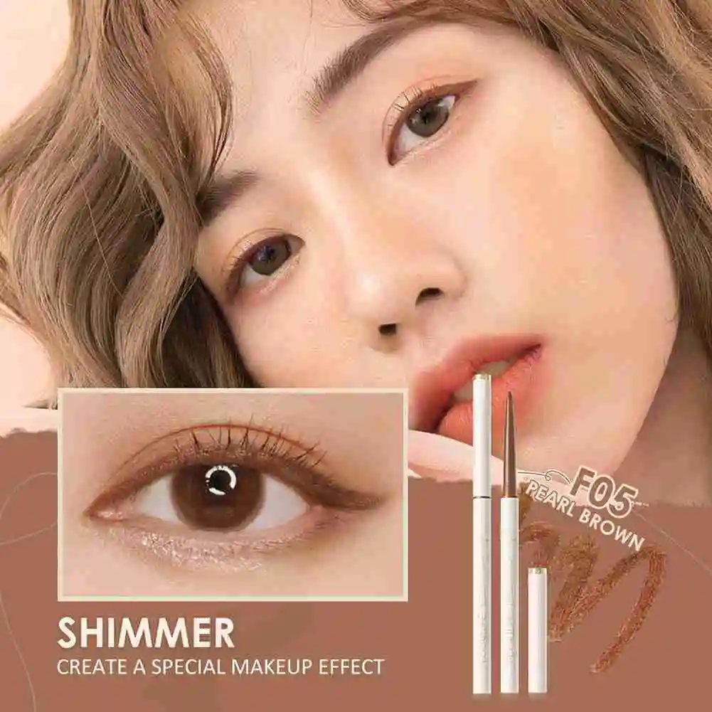 

Waterproof Eyeliner Gel Pencil Red Brown Ultra-slim 1.7mm Soft Easy Wear High Pigment Professional Lasting Eyes Makeup