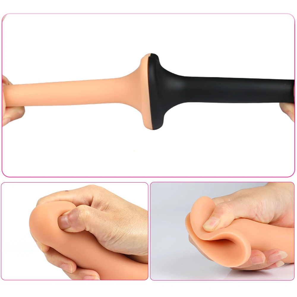 Реалистичный фаллоимитатор с присоской искусственный мягкий жидкий силиконовый