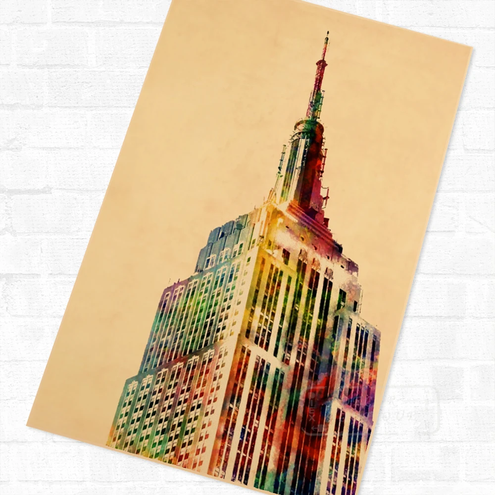 Империя государственное здание Нью-Йорк искусство винтажная Ретро фотостена