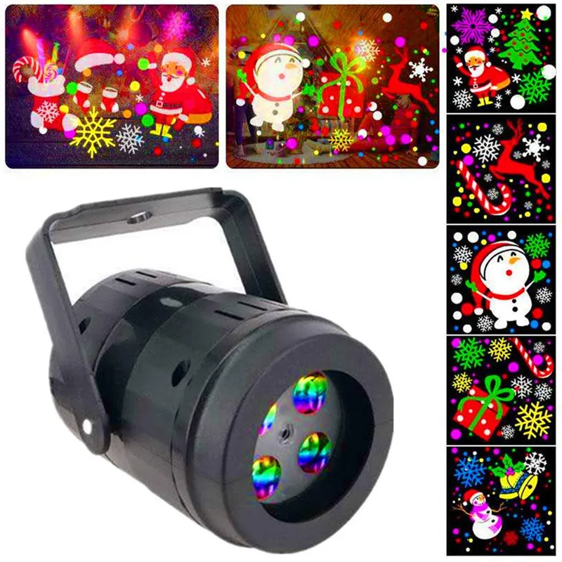 

Christmas Snowflake Laser Light 4W Snowfall Projector Moving Snow Garden Laser Projector Lamp For New Year Party Decor Lamp Ligh