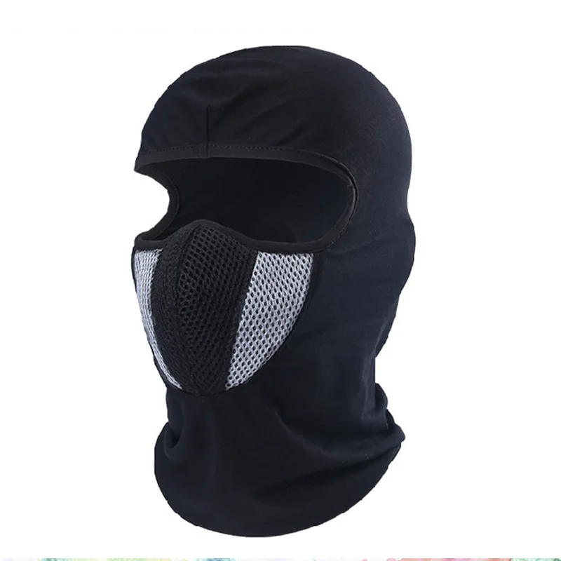 Мотоциклетная Балаклава летняя тонкая велосипедная дышащая ветрозащитная