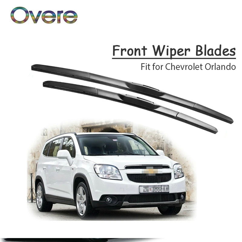 Overe 1 Набор Резиновых автомобильных передних стеклоочистителей для Chevrolet Orlando 2015