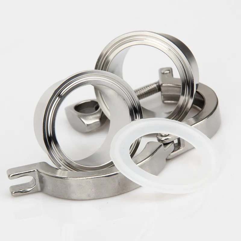 Бесплатная доставка санитарный тройной наконечник 1 5 дюйма 19 мм 159 + зажим