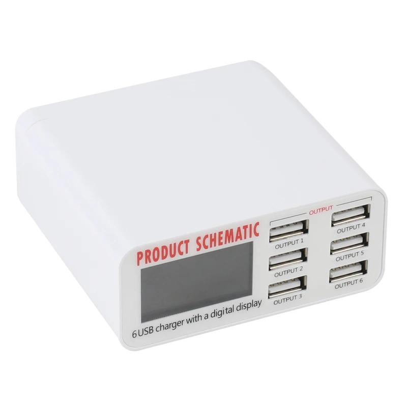 USB-адаптер для зарядки 3 0 6 портов USB-концентратор несколько usb-хаб с зарядной