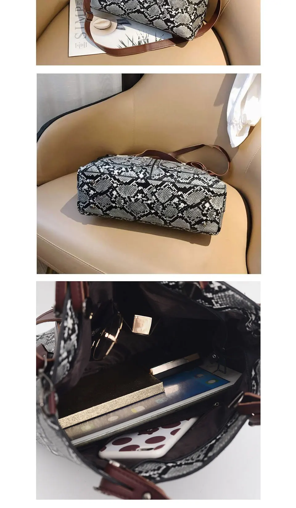 Роскошная сумка Tote женские сумки дизайнерские модные из искусственной кожи Наплечная Сумка, кожа под крокодила сумка через плечо для женщин сумка через плечо ACELURE
