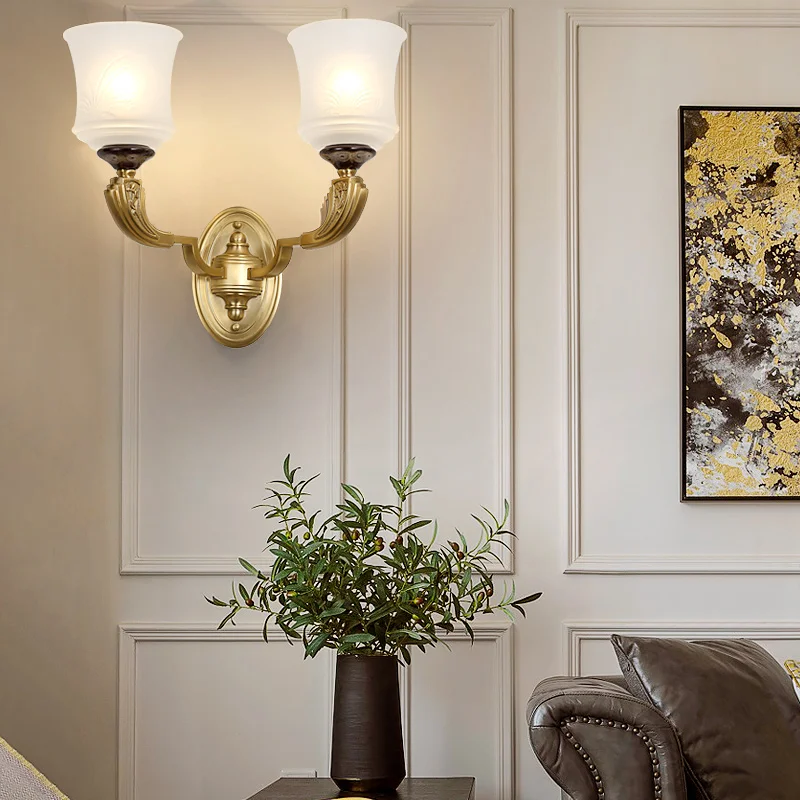 

BROTHER Indoor Wall Lamps Fixture Brass Modern LED Sconce Contemporary Creative Decorative For Home Foyer Corridor Bedroom