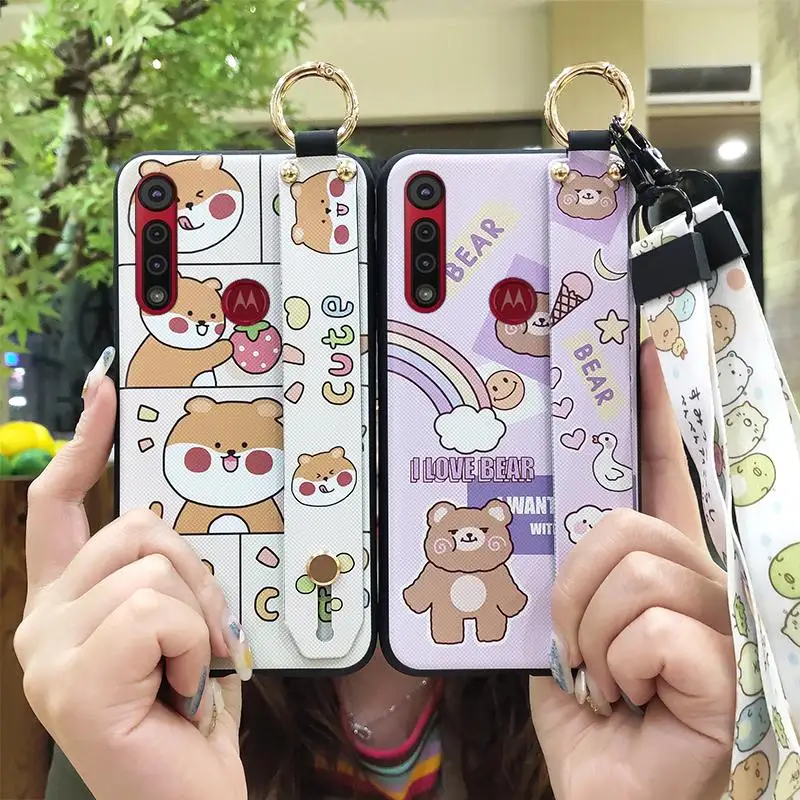 Роскошный мягкий чехол для телефона MOTO G8 играть/один макро прочный аниме в стиле