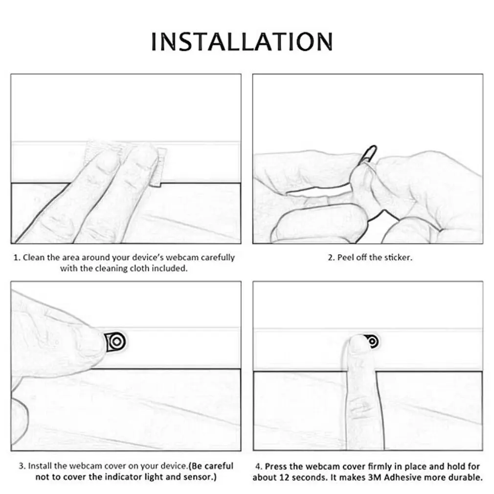 Мини пластиковый слайдер Камера крышка Анти хакер на затвора устройство защиты