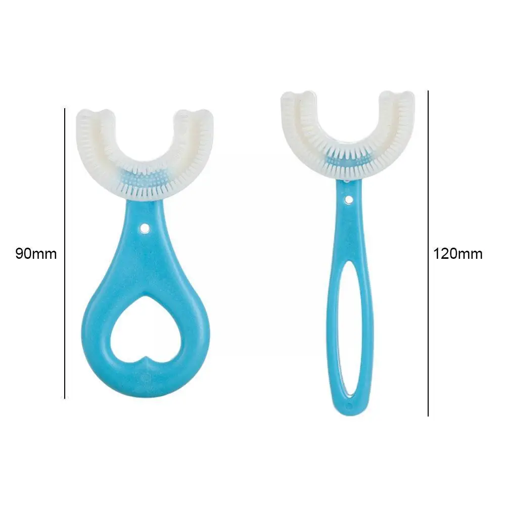 

Baby Toothbrush Children's Teeth Oral Care Cleaning Brush Simple Silicone Convenient And Toothbrush Baby O1O2
