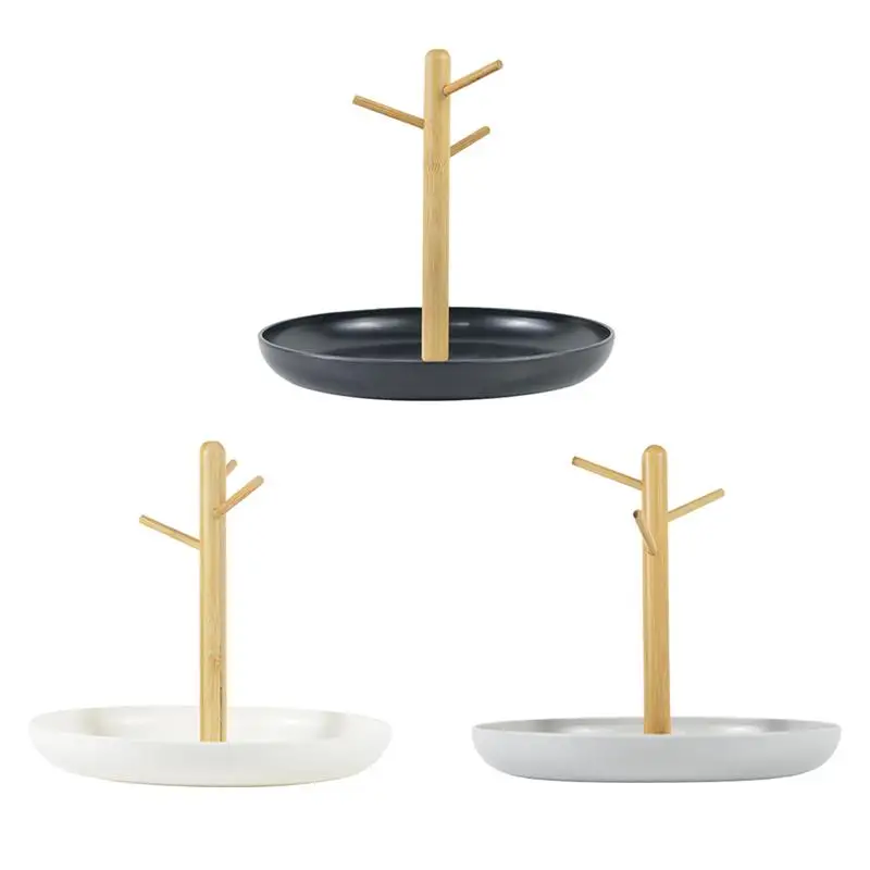 Поднос для хранения ключей в скандинавском стиле простой лоток с веточками