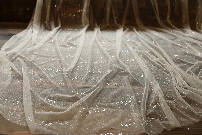 JaneVini с блестками Длинная свадебная Фата расческой один Слои элегантным дизайном